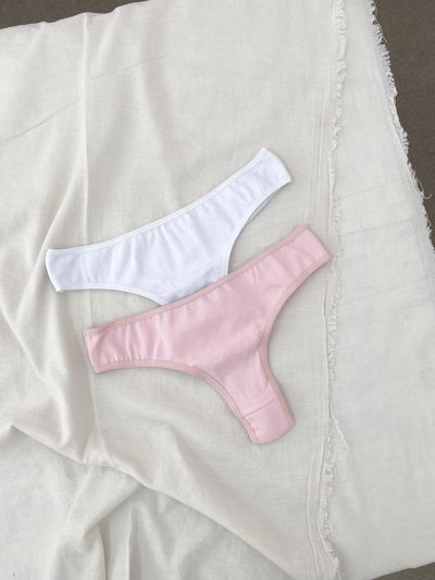 Pack x2 Cola Less Lebnen (Blanco - Rosa)