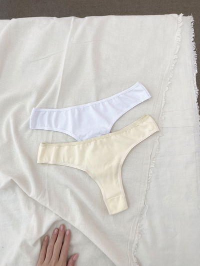 Pack x2 Cola Less Lebnen (Blanco - Hueso)