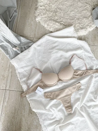 Conjunto Cleo Nude de Algodón 