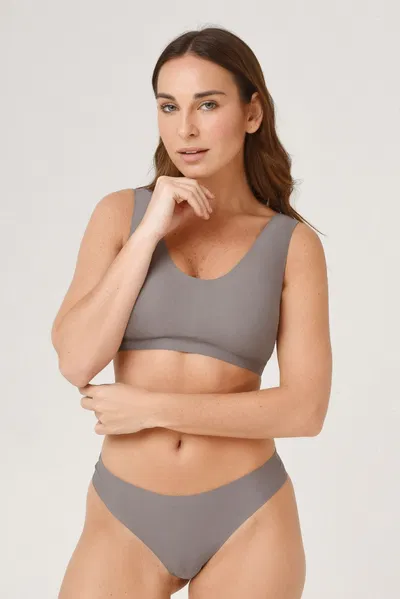 Corpiño Invisible super soft Gris