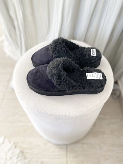Pantuflas Cozy Negro