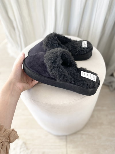 Pantuflas Cozy Negro