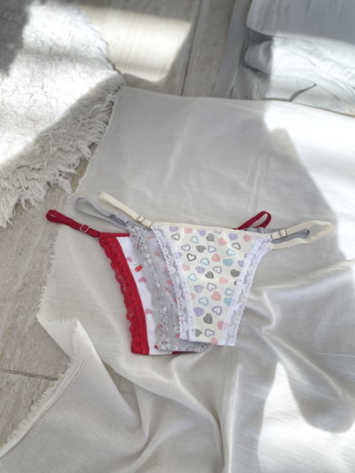 Pack x3 Less Algodón & Puntilla (36 a 52)