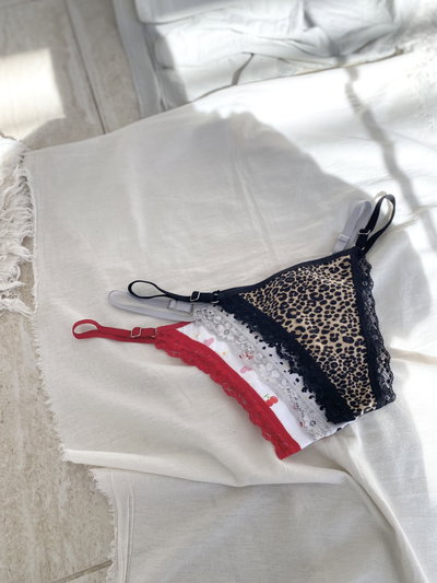 Pack x3 Less Algodón & Puntilla (36 a 52)