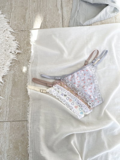 Pack x3 Less Algodón & Puntilla (36 a 52)