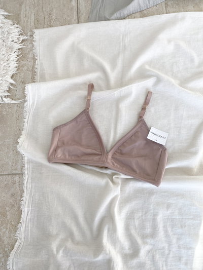 Corpiño Doble Microfibra Beige