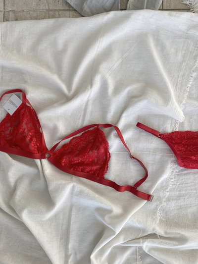 Conjunto Marina Rojo