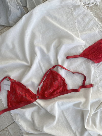 Conjunto Marina Rojo