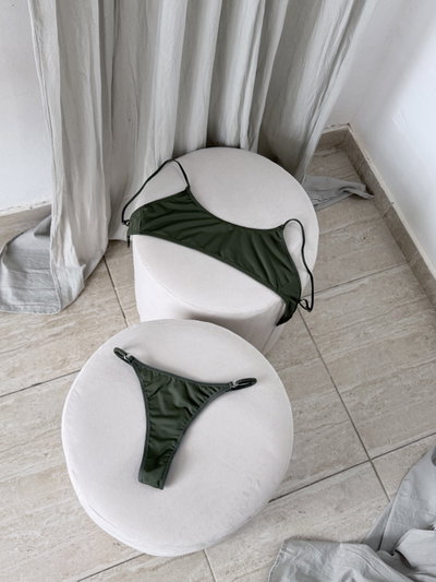 Conjunto Cala Microfibra Top Verde