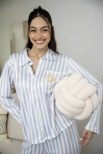 Pijama Camisero Cielo de Mayo
