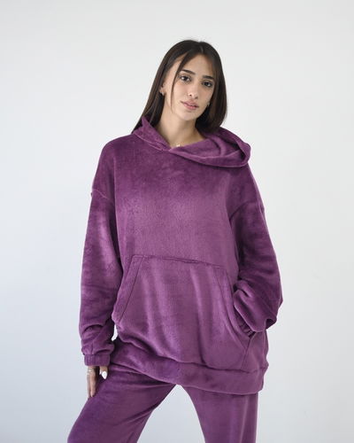 Pantalón Peluche Violeta 