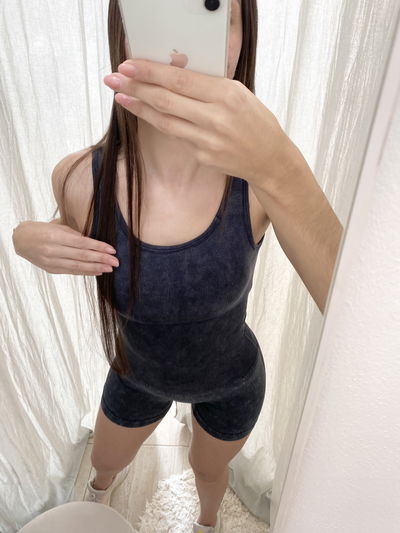 Catsuit Seamless Importado Negro 