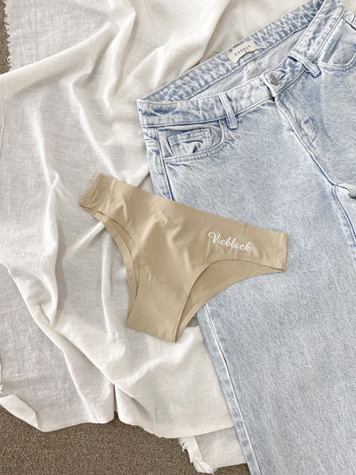 Vedetina Por Unidad sin Costuras Beige