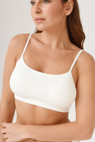 Corpiño Morley Skin con copas desmontable Blanco