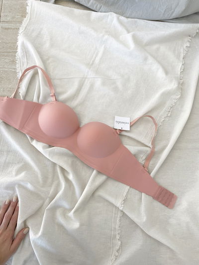 Corpiño Soft Sin Costuras Liso Rosa