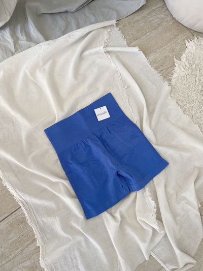 Short Jia Azul Francia (Con Frunce y Push Up)