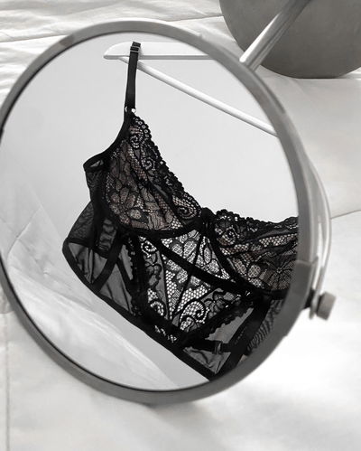Bustier Femme Negro