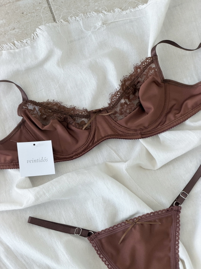 CONJUNTO SASHA CHOCOLATE COD370