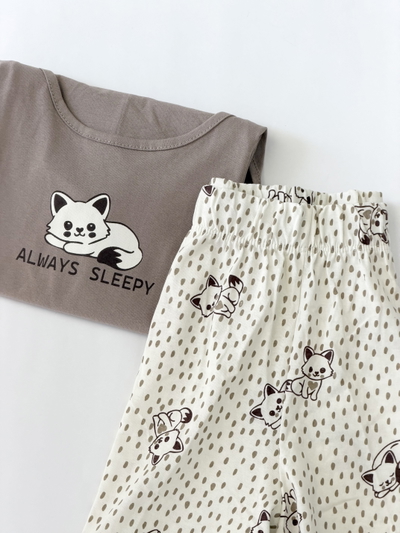 PIJAMA ZORRO MUSCULOSA CRUDO