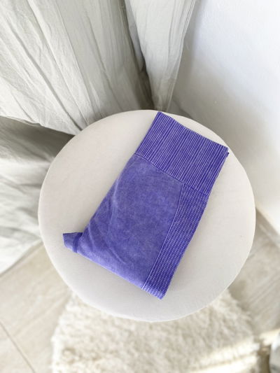 Calza Seamless Push Up Larga Violeta