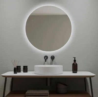 ESPEJO LED CIRCULAR BORDE PULIDO 80 CM 2DA SELECCION