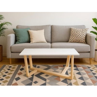 MESA RATONA VENECIA TAPA BLANCA