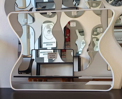 ESPEJO MINI ONDAS MARCO PVC 60X45 CM