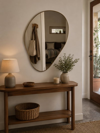 ESPEJO IRREGULAR DIGNITY MARCO PVC 70X60 CM 