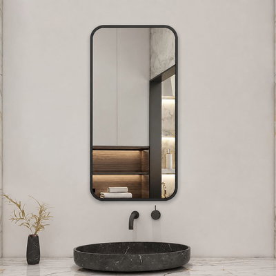 ESPEJO RECTANGULAR MARCO PVC 80X40 CM
