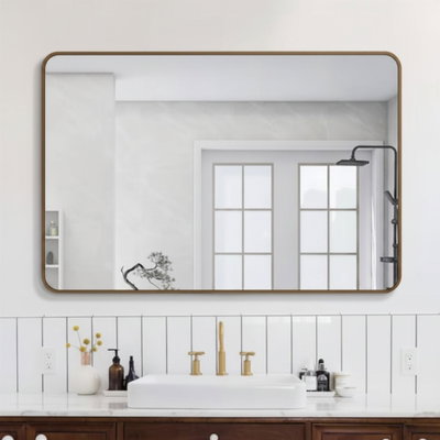 ESPEJO RECTANGULAR MARCO PVC 100X50 CM