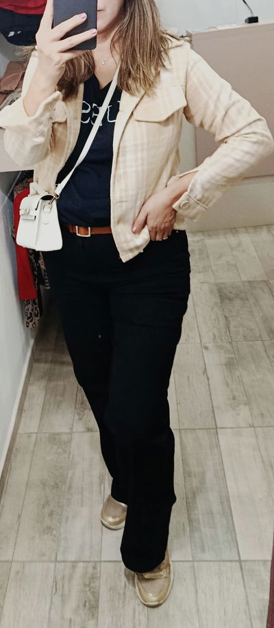 Jeans wide leg 