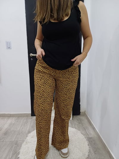 Pantalon wide leg
