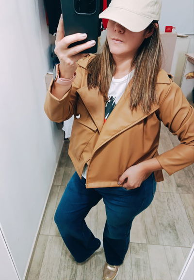Campera ecocuero 