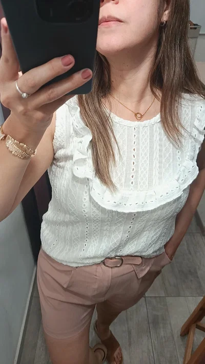 Blusa broderie 
