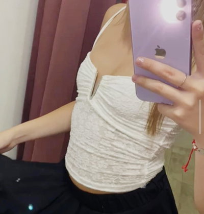 Top encaje