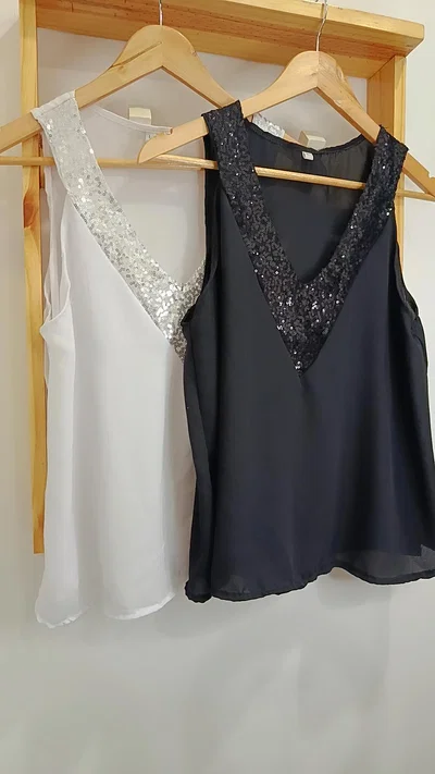 Blusa gasa musculosa 