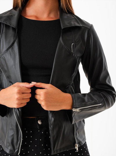 Chaqueta eco cuero 