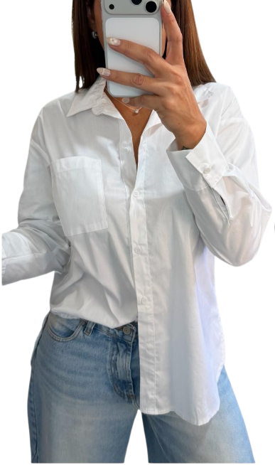 Camisa algodón oversize 