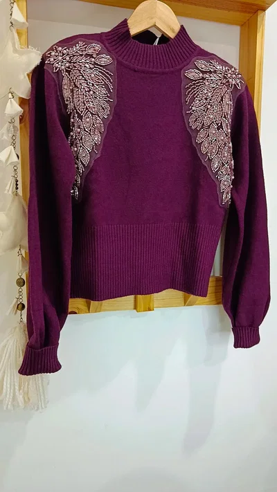 Sweter media polera 