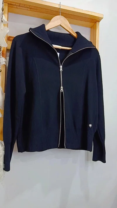 Cardigan doble cierre