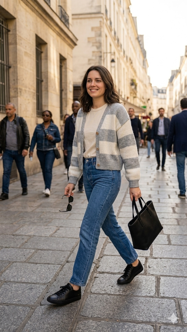 Cardigan chenille 