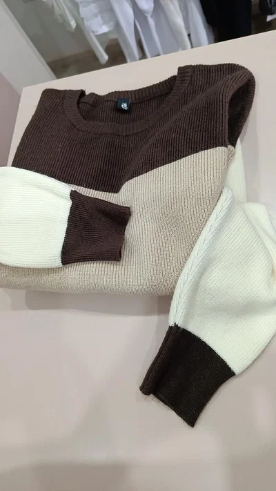 Sweter combinado 
