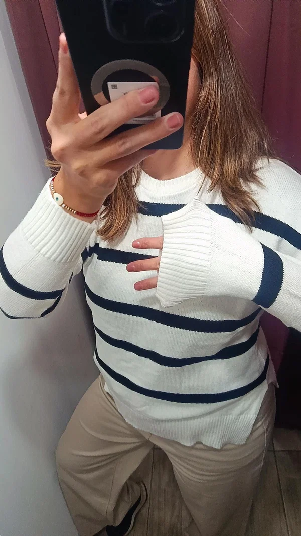 Sweter rayado