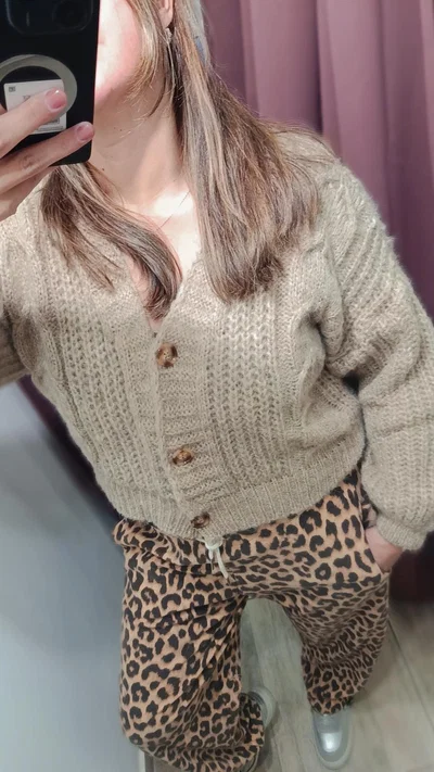 Cardigan tejido 