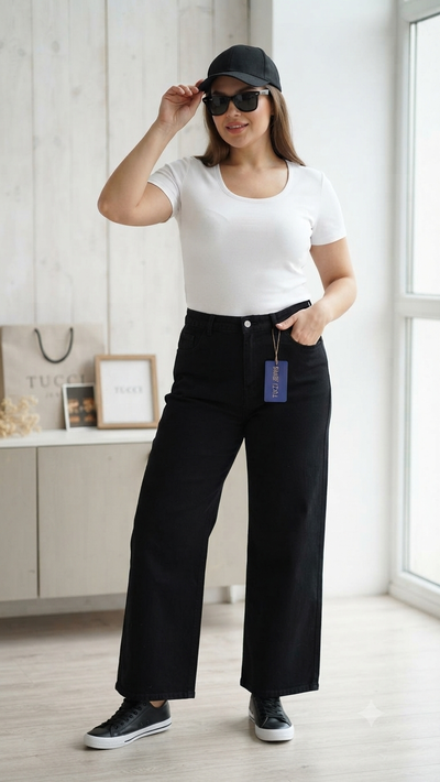 Jeans wide leg 