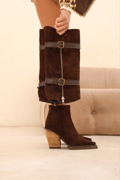 ART AMAZONAS CHOCO 2 EN 1 ||cuero vacuno gamuzado||