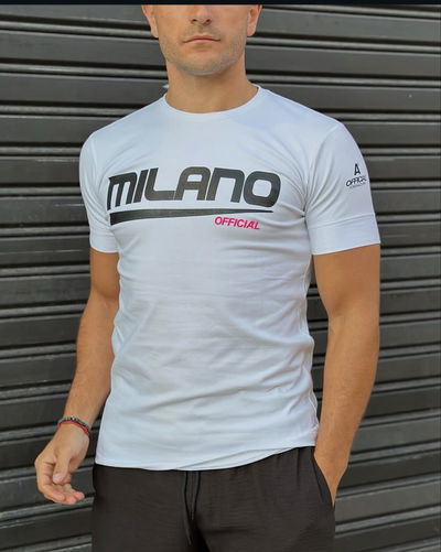 REMERA FR MILANO A white