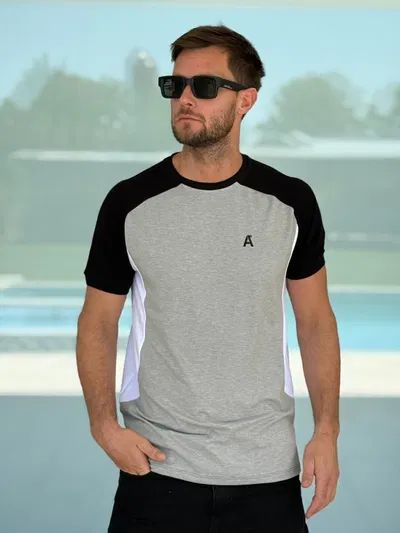 REMERA RANGLA A black grey