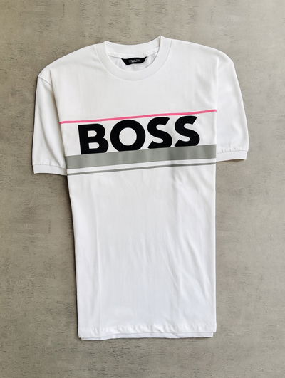 REMERA BOSS A white