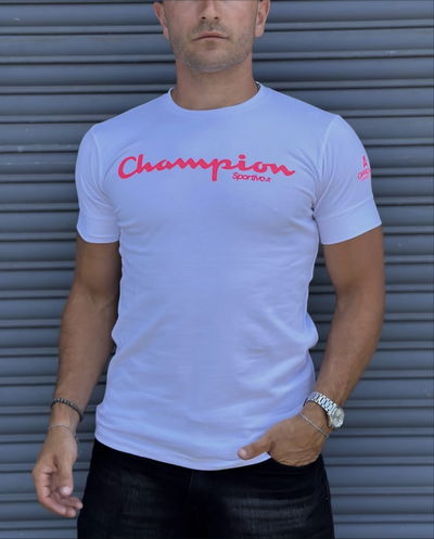 REMERA FR CHAMPION A white